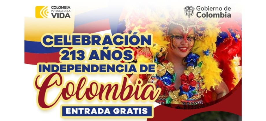 Consulado en Atlanta invita a los connacionales a conmemorar el Día de la Independencia de Colombia 