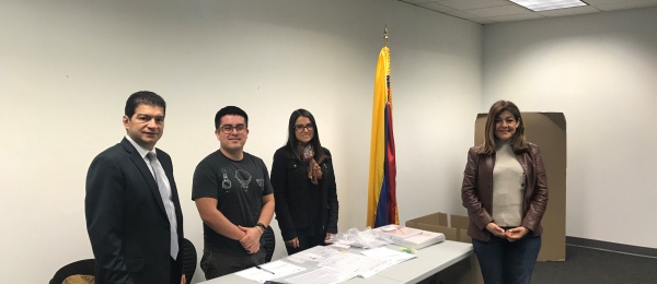 El Consulado de Colombia en Atlanta dio apertura oficial a elecciones en el exterior para Congreso de la República